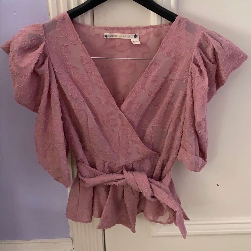 Chelsea & Rose Dusty Rose Blouse